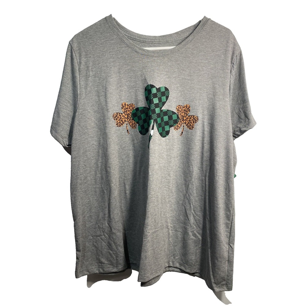 celebrate st patricks day womens short sleeve shirt size XXXL‎ 3XL 22